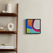 "The Playground " - Art Print in Magenta Pink by Pamela Smith - In a Room