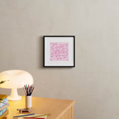 "Bebes" - Art Print in Petal Pink by Tereza Šašinková Lukášová - In a Room
