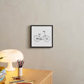 "bicycle" - Art Print in Black by Phrosné Barwood - In a Room