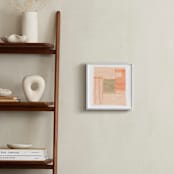 "Abstract Muted 1" - Art Print in Blush Pink by Kelly Nasuta - In a Room