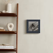 "Contemporary Typo: Square Framed Photo" - Framed Photo in Midnight by Lucrecia Caporale - In a Room