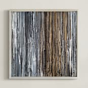 "just add shoes" - Art Print in grey by Teodora Guererra - Framed
