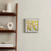 "Forsythia" - Art Print in yellow by Qing Ji - In a Room