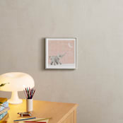 "Moon Balloon Too" - Art Print in Blush moon by Maja Cunningham - In a Room