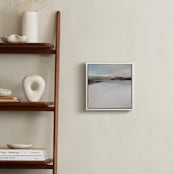 "A Winter's Walk" - Art Print in Winter Pink by AlisonJerry - In a Room