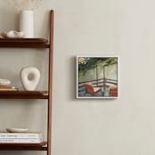 "Wisteria Hideaway" - Art Print in Sunrise by Khara Ledonne - In a Room