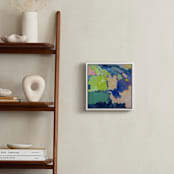 "Above the Farm 1" - Art Print in Patchwork  by Stephanie Goos Johnson - In a Room