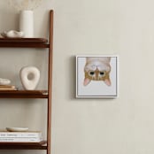 "Derpy Upside Down Cat" - Art Print in nutty by Deborah Chou - In a Room