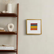 "Stacked" - Art Print in Saturated Colors by Sheila Corcoran - In a Room