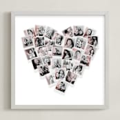 "Filter Heart Snapshot Mix® Photo Art" - Framed Photo in Blush by Minted - Framed
