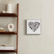 "Filter Heart Snapshot Mix® Photo Art" - Framed Photo in Blush by Minted - In a Room