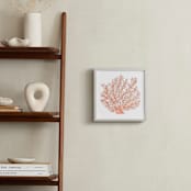 "Painted Coral" - Art Print in Coral by Natalie Groves - In a Room