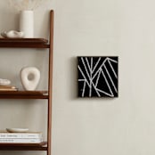 "Etched Angles II" - Art Print in Blackout by Tanya Lee Design - In a Room