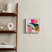 "Summer Highlights" - Art Print in Hot Pink by Lindsay Megahed - In a Room