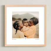 "With a Heart: Square Framed Photo" - Framed Photo in Taupe by Laura Hamm - Framed