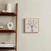 "tulips drawing" - Art Print in Cotton by Cass Loh - In a Room