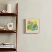 "Organics_2-01" - Art Print in powdery pastels by Alain Castoriano - In a Room