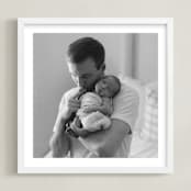 "The Big Picture: Father's Day Framed Photo" - Framed Photo in White by Minted - Framed