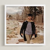 "The Big Picture: Graduation Framed Photo" - Framed Photo in White by Minted - Framed