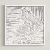 "Hide" - Art Print in Fog by Kerry Doyle - Framed