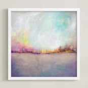 "20 Year Smolder" - Art Print in Smokey Purple by Julia Contacessi - Framed