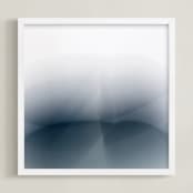"Haze" - Art Print in indigo by Sarah Luna - Framed