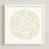 "Spectrum No.9" - Art Print in Rust  by Kevin Robinson - Framed
