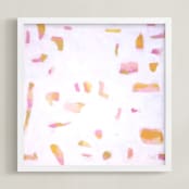 "sunlit pinks" - Art Print in sunlit pink by tina johnson - Framed