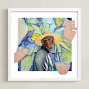 "Other-side" - Art Print in DISTANT HORIZON by Curtis Newkirk - Framed
