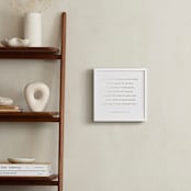 "Your Vows: Square Orientation Custom Foil Print" - Custom Foil Print in Gold by Minted - In a Room