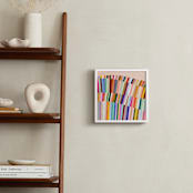 "All the Colors 1" - Art Print in Vintage Pink by melanie mikecz - In a Room