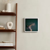 "Don't Go" - Art Print in Teal by Derick W Daily - In a Room