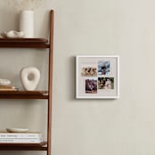 "Four Photo: Square Framed Photo" - Framed Photo in Cream by Mary Kay Garttmeier - In a Room