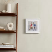"Contemporary Typo: Square Framed Photo" - Framed Photo in Ink by Lucrecia Caporale - In a Room