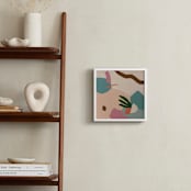 "Ground" - Art Print in Blush by FERNANDA MARTINEZ - In a Room