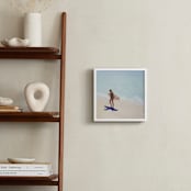 "Surfer Bae 1" - Art Print in Buttery Yellow by Annie Seaton - In a Room