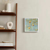 "OrangeBlossoms" - Art Print in Blue by Laura Browning - In a Room