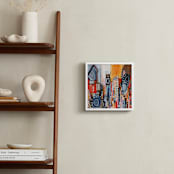 "Lost in Translation Abstract" - Art Print in Desert Gold by Melanie Biehle - In a Room
