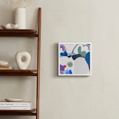 "Papers No. 28.3" - Art Print in Fresh Blue by Erin McCluskey Wheeler - In a Room
