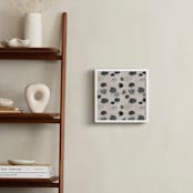 "Dalmatian Dots" - Art Print in Neutrals by Melissa Marcarelli - In a Room
