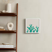 "Blooming Prickly Pears" - Art Print in Desert Dust by Jessica Druxman - In a Room