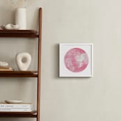 "Flower Moon" - Art Print in Floral Pink by Emily Magone - In a Room