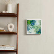 "Aquamarine No. 2" - Art Print in Aquamarine by 2birdstone - In a Room