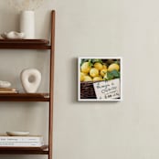 "Limoni di Levanto" - Art Print in Lemon Yellow by Three Kisses Studio - In a Room