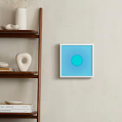 "Sun in the dust. Variations 39" - Art Print in Light Blue by Arash Fattahi Acosta - In a Room