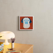 "Dinger Collection 3" - Personalized Art Print in Rust by Kamala Nahas - In a Room