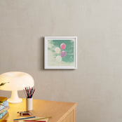 "Rose of the Winds" - Art Print in Turquoise Sky by Caroline Mint - In a Room