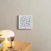 "Geometric plants" - Art Print in White by FERNANDA MARTINEZ - In a Room