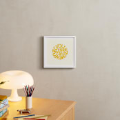 "Forever Sunshine" - Art Print in Sunflower by Carrie ONeal - In a Room