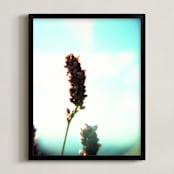 "Virginia Flora" - Art Print in Skyline purple by Meghan Quinn - Framed